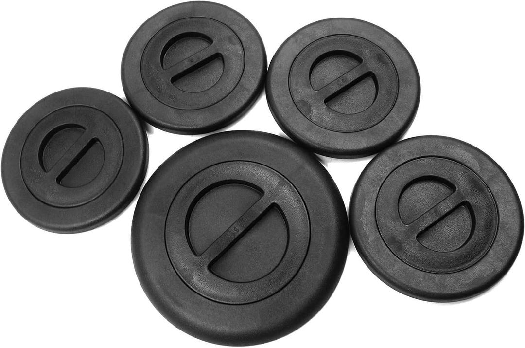 Bed Plug Cover Kit Compatible with 2014-2019 Dodge Ram 2500 3500 Replaces 68225506AA, Trailer Tow Cover for Truck with 5th Wheel/Gooseneck Towing Setups