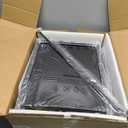 GYIIYUO 2 Drawer File Cabinet with 24'' Extended Desktop, Mobile Filing Cabinet, Rolling File Cabinet with Side Bag, Fabric Drawer, Fits A4/Letter Size, Printer Stand Home Office, Light Brown