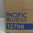 Georgia-Pacific Pacific Blue Basic 2-Ply Jumbo Jr. 9" Toilet Paper by GP PRO (Georgia-Pacific), 12798, 1,000 Linear Feet per Roll, 8 Rolls Per Case