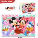 MZZOTOY Puzzles for Kids Ages 4-8, 60 Pieces for Kids Ages 3-5 in a Metal Box Jigsaw Puzzles Girls and Boys Educational Toys Gifts