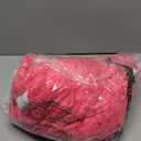 Puncuntex Hot Pink Throw Blanket 50"×60" inches Gifts for Mom Fuzzy 3D Jacquard Decorative Flannel Fleece Super Soft Plush Cozy Blanket for Couch Sofa Chair Lightweight