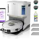 Shark Robot Vacuum & Mop Combo, PowerDetect NeverTouch Pro, Self-Emptying, Self-Refill with Self-Clean Pad Wash & Dry, 60-Day Debris Capacity, 30-Day Refill Tank, 5 PowerDetect Technologies, AV2800ZE