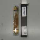 MYEARAYS 40 Watt Decorative Vintage LED Light Bulbs, T185 Extended Bulb Golden 4W LED Filament Edison Bulb,2700K Oversized Warm Lights,Dimmable E26 Lamp Base,1-Pack-Gold