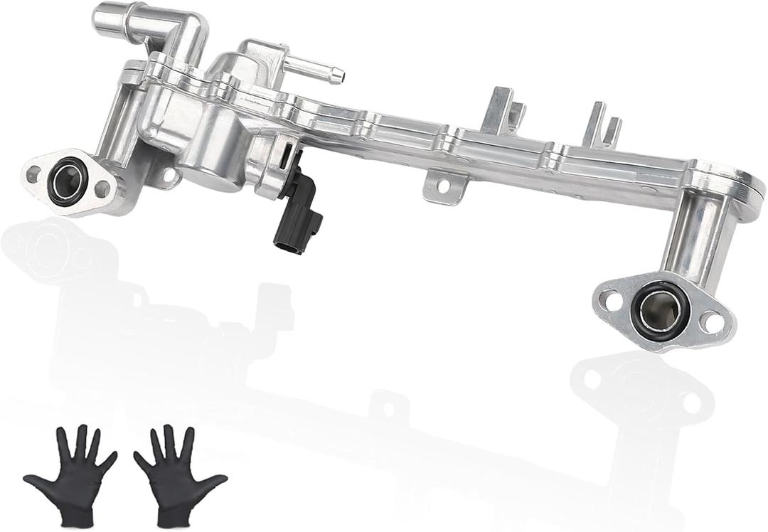 Aluminum Rear Coolant Water Heater Pipe Replacement for LR109402 LR122709 LR087559 LR077042 LR018273 AJ814007 AJ812458 Compatible with 2010-2020 LAND ROVER LR4 RANGE ROVER SPORT V8 5.0L