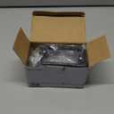 VCE Brush Wall Plate Cable Pass Through with Bracket, Decorator Cover for Low Voltage Cables - White, 2-Pack