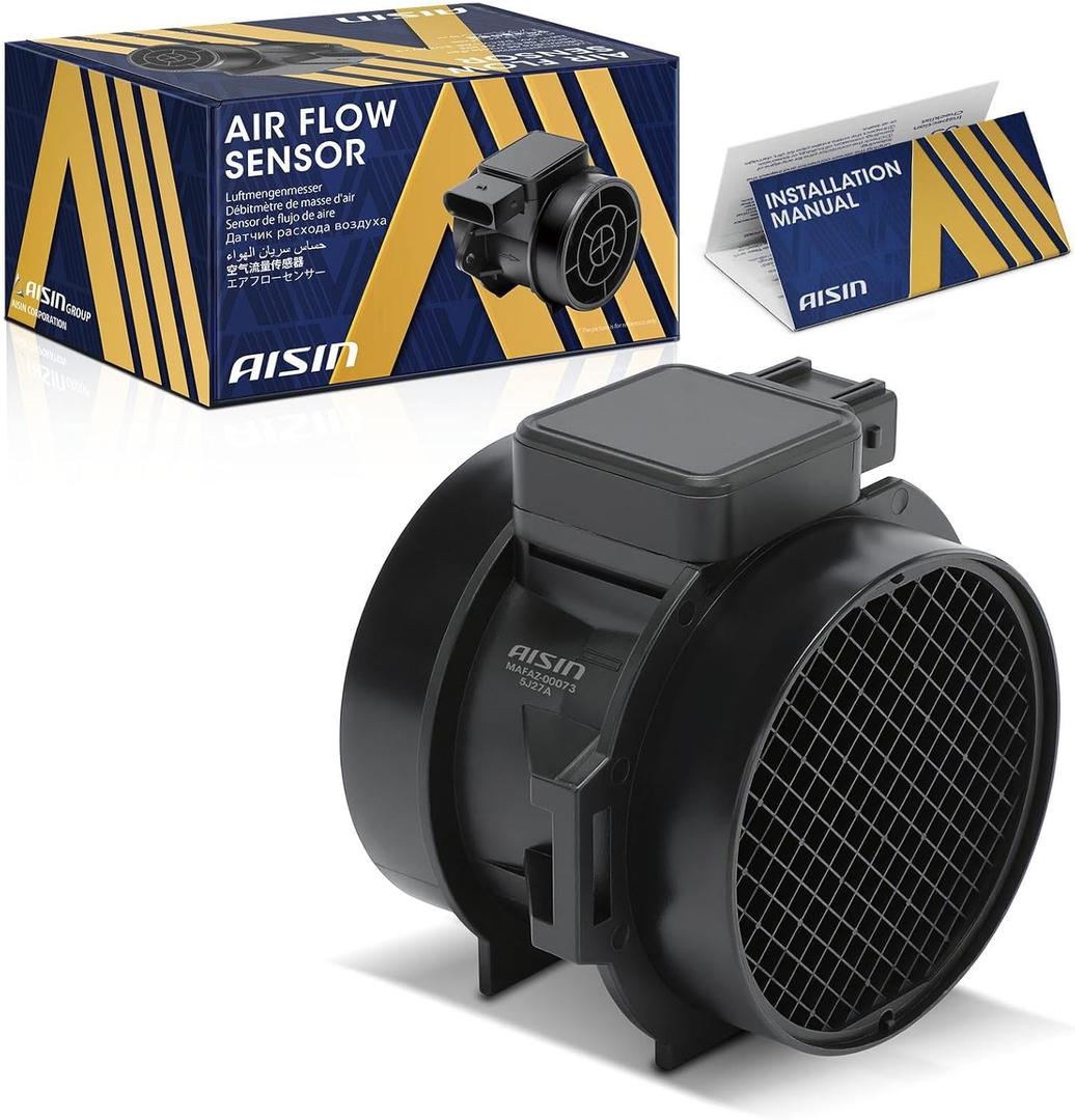 AISIN AFTERMARKET MAFAZ-00073 Mass Air Flow (MAF) Sensor with Housing - Compatible with Hyundai Sonata 99-00, BMW 323Ci 328Ci 2000, 323i 328i 528i 99-00, 325Ci 325i 525i 01-03, 325xi 01-05