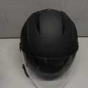VEVOR Motorcycle Helmet, 3/4 Open Face, Adult Motocross Dirt Bike Helmet with Clear Visor, Comfortable Motorbike Racing Street with Detachable Liner for Men & Women, DOT Approved, (Matte Black, XL)