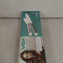 VGR Travel Curling Iron, 110~250V Dual Voltage with European Plug Adapter for International Travel