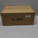 Fixture Replacement Clear Glass Shade, E26 Base with 1-5/8" Fitter, 6-Pack Cone Replacement Shades for Pendant Light, Wall Sconce, Vanity Light, Table Lamp