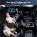 Car Fans for Backseat for Kids, Car Backseat Fan for Car Back Seat(No Battery)