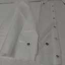 Barossa Design Frosted Shower Curtain Liner with 6 Magnets - Waterproof PEVA Shower Liner for Bath Tub, 72" x 72" Standard Size, PVC Free, Metal Grommets - Frost, 72x72 (2b. Frost-heavy)