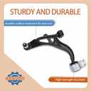 Front Lower Drive Side Left Control Arm Fit for Ford Explorer 2011-2019, for Police Interceptor Utility 2013-2019, Replace K622216