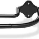 Amazon Basics Room Darkening Double Curtain Rod, 48" to 88", Black, Easy to Install