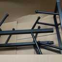 Metal Basketball Storage Rack for Indoor Outdoor, 4-Layer, 15.75"D x 15.75"W x 44.09"H