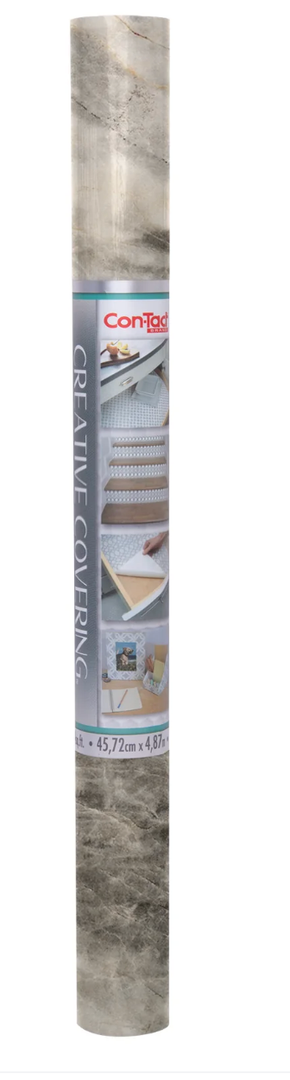 Con-Tact® Brand Creative Covering™ – Removable Self-Adhesive Shelf Liner, Warm Stone Size: 18" x 19'