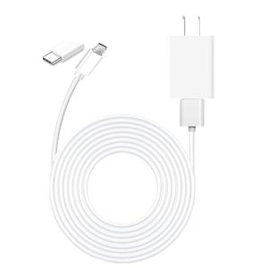 10ft Power Adapter Plug 9V Charger for Arlo Pro, Pro 2, Q, GO 1, Essential Spotlight/XL/XL 2nd Gen/Essential 2nd Generation, Blink Outdoor 3 4 (4th Gen) Camera Charging Cord Cable
