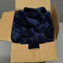 Bedsure GentleSoft Twin XL Fleece Blanket Dorm Bedding - Lightweight Soft Cozy Blankets for Bed, Sofa, Couch, Travel, Camping, Navy, 66"x90"