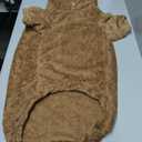 Fuzzy Dog Sweaters for Large Dogs Pet Hoodie Clothes Warm Soft Pet Coats Hooded Sweatshirt Dog Sweaters for Extra Large Dogs(Coffee-XXL)