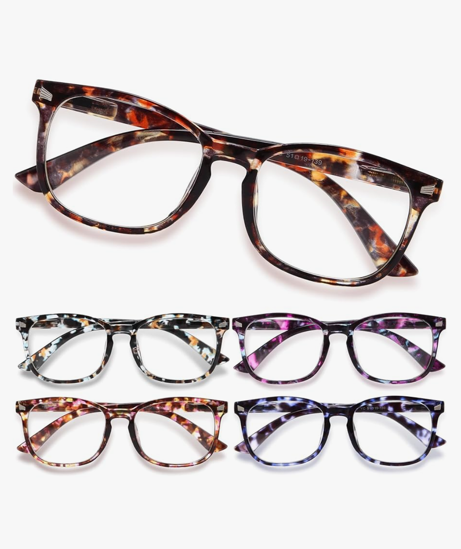 CCVOO Reading Glasses for Women/Men, Eyeglasses, Blue Light Readers for Women/Men, Computer Eye Glasses, Cheaters