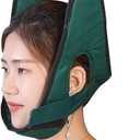 Cervical Traction Belt Home Neck Stretching Fixation Belt Neck Hanging Adult Child Neck Cone Traction Head Cover Medical Neck Pain Relief Correction Decompressor Pillow Neck Disease Treatment Device