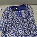 VALOLIA Women's Tops: Work Tops for Women - Dress Shirts for Women - Womens Blouses Dressy Casual Multi Blue Large