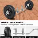 AR-PRO Adjustable Height Training Wheels for Kids' Dirt Bikes - Compatible with Honda XR50 CRF50 Z50 Z50R, Razor MX125 MX400 MX500 MX500, Yamaha PW50 TTR50, and Most 50CC 49cc Motorcycles
