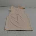 GRACE KARIN Women Wear to Work Sleeveless V-Neck Ruched Bodycon Wrap Office Party Cocktail Pencil Dresses, Small, Apricot