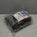 Magnetic Thermal Insulated Door Curtain 38 * 83",Door Cover Curtain Made of Oxford&Cotton&Aluminum Foil for Winter Blocks Drafts for Interior/Exterior Doors, Pet Friendly Energy Saver,Gray