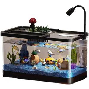 GarveeLife 4 gal Small Fish Tank, Betta Fish Tank kit with LED Light, Oxygen Generator, Fish Tank Starter Kits for Beta,Goldfish