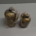 Vintage Rustic Lucky Tin Metal Cow Bells Handmade Set of 3 Giant Harmony Cow Bells Huge Bells On Rope Christmas Dcor 4" 6" 8" Bells Rustic Vintage Home Decor Gifts