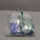 Vinyl SandBags with Handle, Bounce House Sand Bags, Suitable for Fixed Inflatable Trampolines, Inflatable Water Slide, Canopies and Tents(Each Weight Capacity 55 Pound, 4 Pack, Blue)