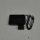 Digital Alarm Clock, with 5.5" Large LED Time Display, Adjustable Alarm Volume, 6 Level Brightness, Alarm Settings, USB Charger, Temperature Detect, Snooze, Clocks for Bedroom, Bedside, Desk, Black