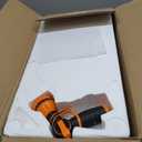 Giraffe Tools Retractable Garden Hose Reel 1/2 Inch x 130 ft, Super Heavy Duty, Any Length Lock, Slow Return System, Wall Mounted and 180 Deg Swivel Bracket