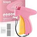 Stitch Gun for Clothes, Quick Clothing Fixer, Tagging Gun for Clothing, Includes 2 Fine Needle, 1000 White & 1000 Black Fasteners, Clothing Tag Gun for Clothes Quick Stitch Sewing Gun