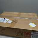 HOPUBUY 3 Drawer File Cabinet with Lock, Rattan File Cabinets with Wheels, Small Filing Cabinet for Hanging A4/Letter/Legal/F4, Rolling Wood Filing Cabinets for Under Desk Home Office, Oak