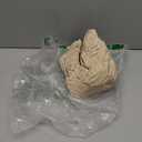 Misaya Round Fitted Tablecloth with Elastic Edge, 100% Waterproof Oil Proof Plastic Table Cover, Vinyl Flannel Backed Tablecloth Fits 36"-44" Round Tables for Dinner, Outdoor, Picnic, Wood (Yellowish)