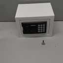 Mini Safe with Digital Electronic Security Keypad, Wall or Cabinet Safe for Home/Office/Travel/Business Use, White, LT-208-EWE
