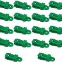 Heavy Duty Tarp Clip, 18 Pieces Lock Grip Clamps Tighten Tent Clip Fit for Awnings, Outdoor Camping, Car Cover, Green