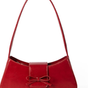 Shoulder Bags for Women Coquette Bow Purse Y2k Bag Small Cute Purses Mini Hobo Handbag Faux Leather Shoulder Purse