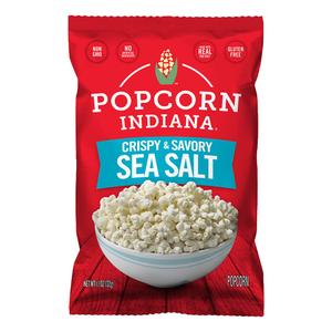 Popcorn Indiana Sea Salt Popcorn, 1.1 Oz (Pack of 6), Best By: 12/30/2025
