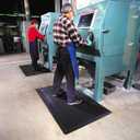 NoTrax 474 Ergo Anti-Fatigue Mat, for Dry Areas, 2' Width x 3' Length x 1/2" Thickness, Black