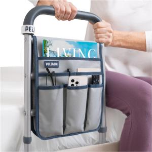 PELEGON FSA/HSA Eligible - Bed Rails for Elderly Adults Safety (300lb) - Adjustable Height Bed Assist Handle with Utility Bag - Bed Rail for Seniors & Surgery Patients - for Easier Bed Access
