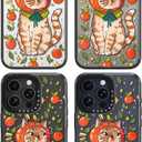 Compatible for iPhone 15 Pro Max Case Cute Aesthetic - Durable Shockproof 6.6 ft Drop Impact Phone Case Cover with Funny Fashion Kitty Cat 6.7" Black