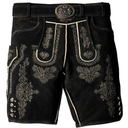 Authentic Lederhosen Men Shorts - Oktoberfest Outfits Men- German Lederhosen Mens - Genuine Leather Size 52