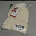 Spyder Women's Cable Knit Pom Pom Beanie with Ribbed Cuff (White)