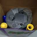 NIPLOOOW Dinosaur Shooting Toys for Kids 3-5 Years, Movable Target Shooting Games with 2 Air Pump Launcher, Interactive Competition Game Gift for Boys and Girls Ages 3 4 5 6 7 8 Years Old (2 Popper Guns)