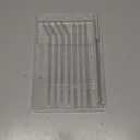 ALINK Glass Smoothie Straws, 10" x 10 mm Long Reusable Clear Drinking Straws, Pack of 8 with 2 Cleaning Brushes