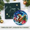 5 x Puerto Rico Christmas Ornament 2025, Double Sided Ceramic Ornaments for Christmas Tree Decorations, for Women and Men, Holiday Coqui Frog Puerto Rico Ornaments