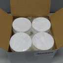 2 Dozen Regular Mouth Lids Mason Jar Lids Plastic Storage Caps for Mason Canning Jars and More, Standard, Dia 70mm, White