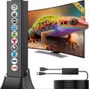 2025 TV Antenna Indoor,Digital Antenna for Smart TV with 1900+ Miles Range,TV Antenna for Local Channels Support 8K 4K 1080p TVs,HDTV Antennas 360 Signal Booster Reception-HD Antena 25ft Coax Cable